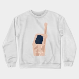 Blue haired girl Crewneck Sweatshirt